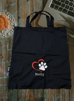 Preview: Bestickte Baumwolltasche