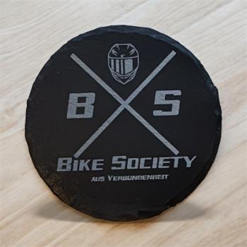 Schieferuntersetzer - rund oder eckig