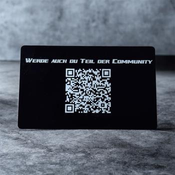 Preview: Visitenkarten aus Aluminium