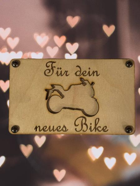 Wunschgutscheine aus Holz